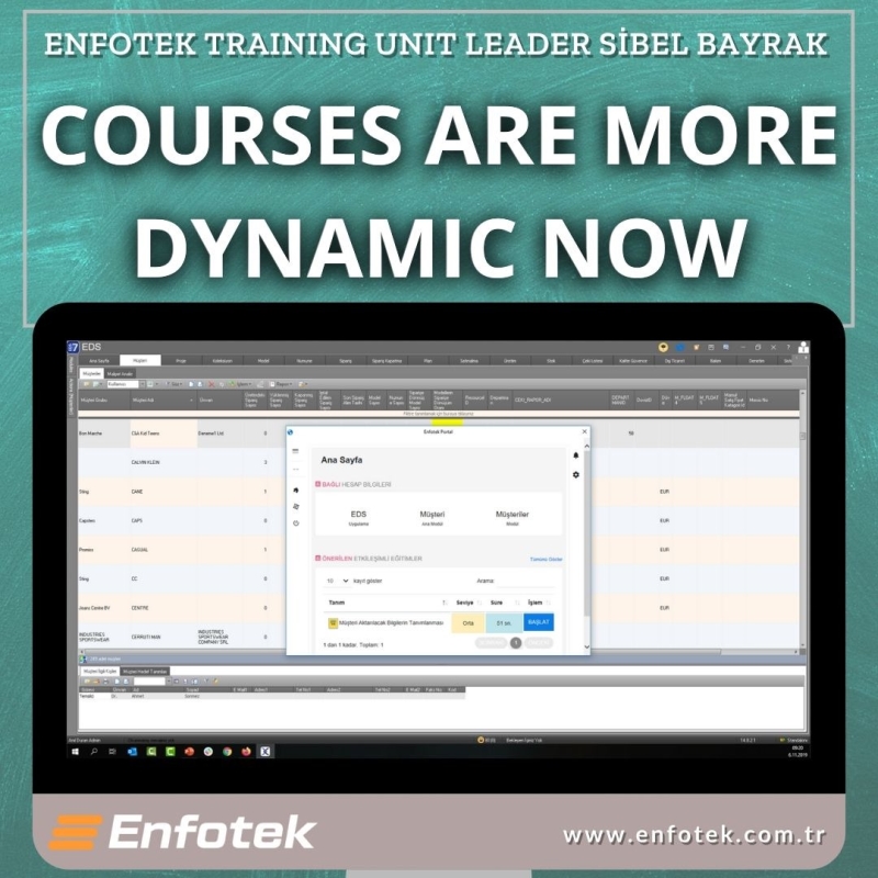 COURSES ARE MORE DYNAMIC NOW