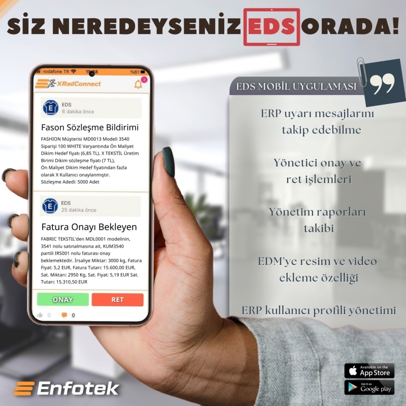 SİZ NEREDEYSENİZ EDS ORADA!