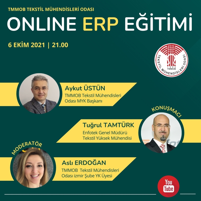 'ONLINE ERP EĞİTİMİ' KONUŞULACAK