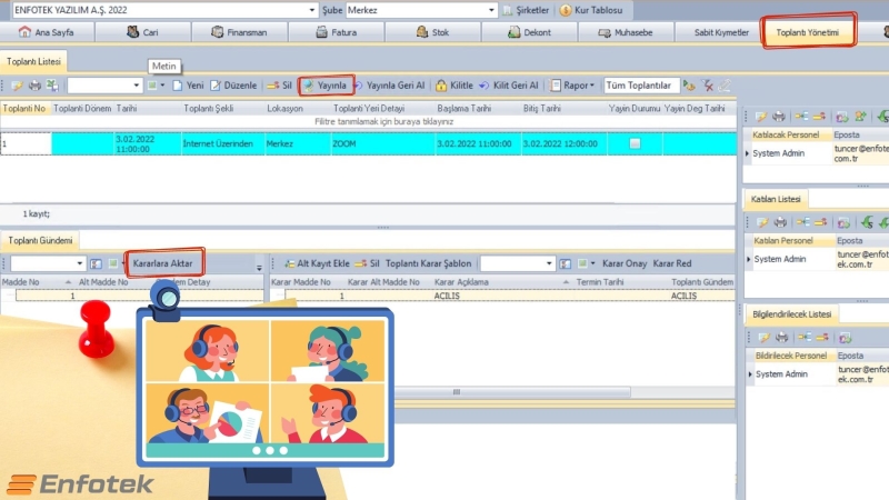 ENFOTEK DIFFERENCE IN ONLINE MEETINGS